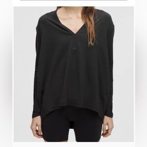 Lulu Lemon Back In Action Long Sleeve V-Neck